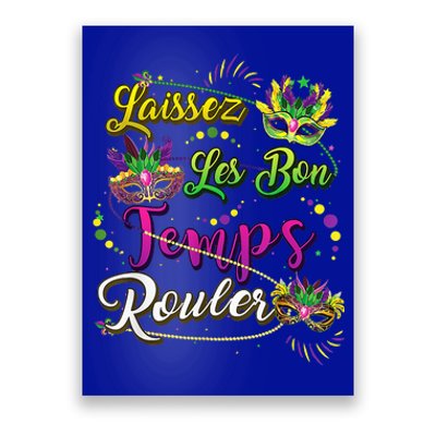 Laissez Les Bons Temps Rouler Mardi Gras 2024 New Orleans Poster