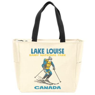 Lake Louise Banff National Park Alberta Canada. Zip Tote Bag