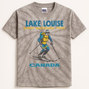 Lake Louise Banff National Park Alberta Canada. Kids Tie-Dye T-Shirt