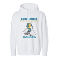 Lake Louise Banff National Park Alberta Canada. Garment-Dyed Fleece Hoodie