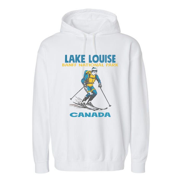 Lake Louise Banff National Park Alberta Canada. Garment-Dyed Fleece Hoodie