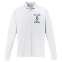 Lake Louise Banff National Park Alberta Canada. Performance Long Sleeve Polo