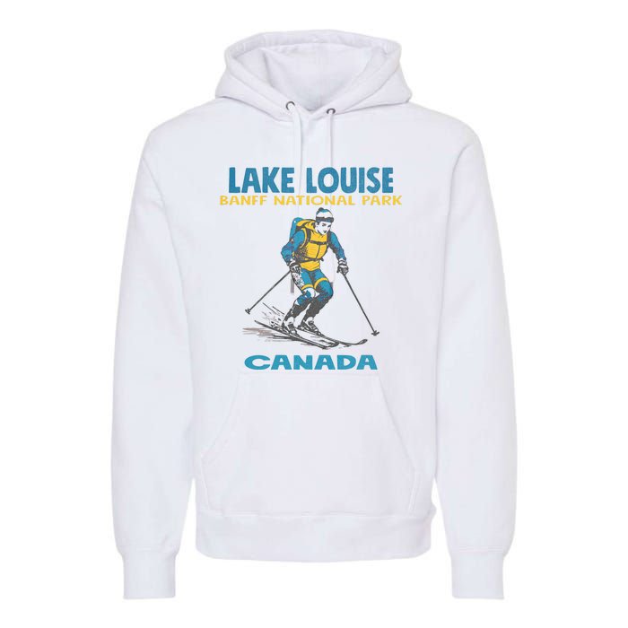 Lake Louise Banff National Park Alberta Canada. Premium Hoodie