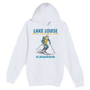 Lake Louise Banff National Park Alberta Canada. Premium Pullover Hoodie