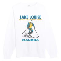 Lake Louise Banff National Park Alberta Canada. Premium Crewneck Sweatshirt