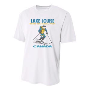 Lake Louise Banff National Park Alberta Canada. Youth Performance Sprint T-Shirt