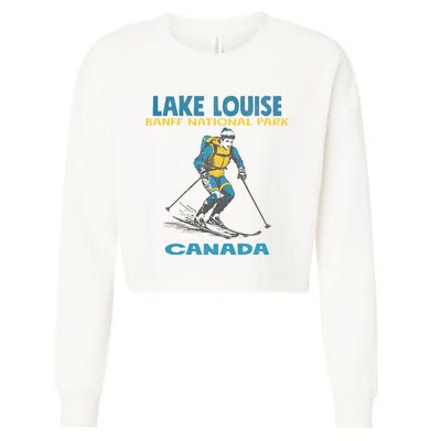 Lake Louise Banff National Park Alberta Canada. Cropped Pullover Crew