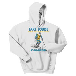 Lake Louise Banff National Park Alberta Canada. Kids Hoodie