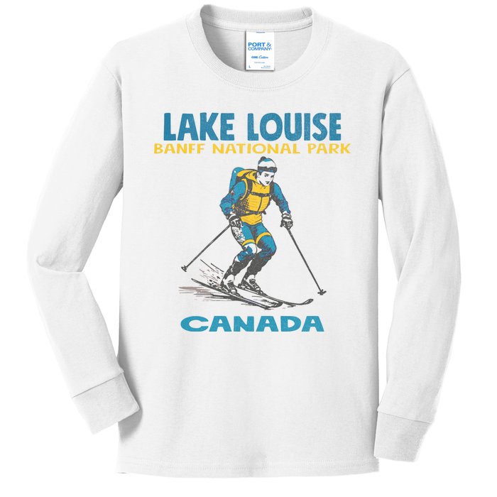 Lake Louise Banff National Park Alberta Canada. Kids Long Sleeve Shirt