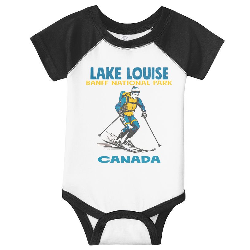 Lake Louise Banff National Park Alberta Canada. Infant Baby Jersey Bodysuit