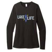 Lake Life Blue Kayak Gift Womens CVC Long Sleeve Shirt