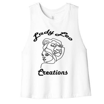 Lady Leo Creations Women's Racerback Cropped Tank