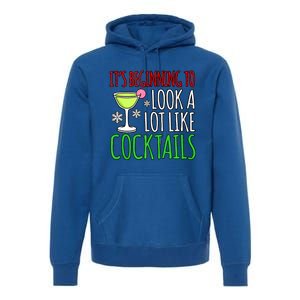 Look Like Cocktails Fun Merry Christmas Santa Gnomes Graphic Tank Top Premium Hoodie