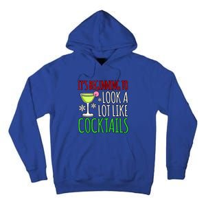 Look Like Cocktails Fun Merry Christmas Santa Gnomes Graphic Tank Top Tall Hoodie