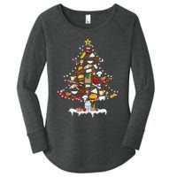 Lunch Lady Christmas Tree Merry Christmas Cafeteria Crew Women's Perfect Tri Tunic Long Sleeve Shirt