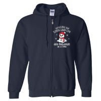 Lunch Lady Christmas One Meltdown At A Time Snowman Winter Full Zip Hoodie