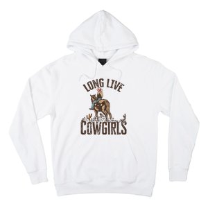 Long Love Cowgirls Riding Horse Horsing Gift Idea Trending Hoodie