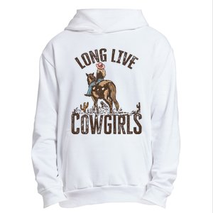 Long Love Cowgirls Riding Horse Horsing Gift Idea Trending Urban Pullover Hoodie