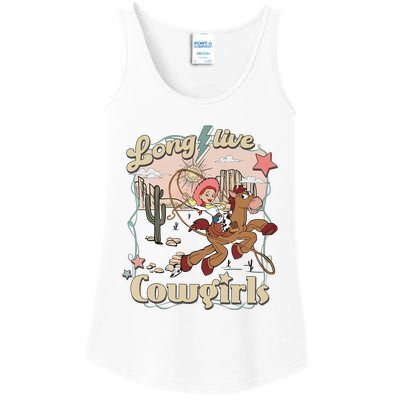 Long Live Cowgirls Funny Cute Western Girl Ladies Essential Tank