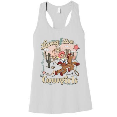 Long Live Cowgirls Funny Cute Western Girl Women's Racerback Tank