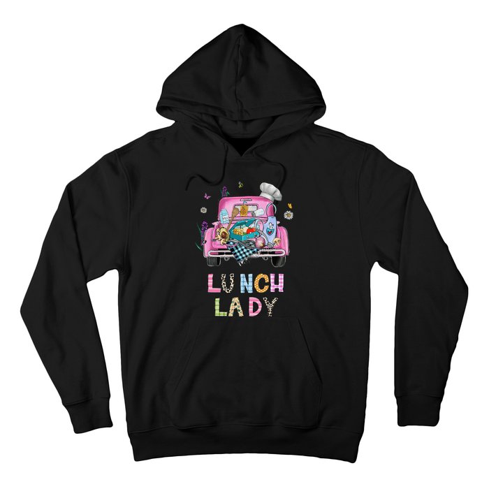 Lunch Lady Cute Truck Lunch Ladies Squad Cafeteria Crew Hoodie