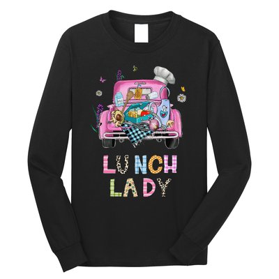 Lunch Lady Cute Truck Lunch Ladies Squad Cafeteria Crew Long Sleeve Shirt