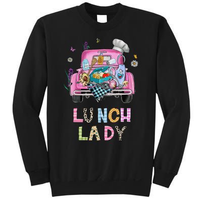 Lunch Lady Cute Truck Lunch Ladies Squad Cafeteria Crew Sweatshirt