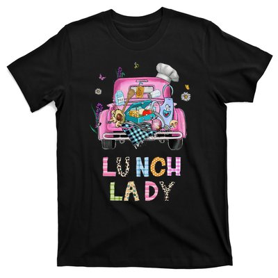 Lunch Lady Cute Truck Lunch Ladies Squad Cafeteria Crew T-Shirt