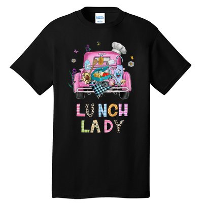 Lunch Lady Cute Truck Lunch Ladies Squad Cafeteria Crew Tall T-Shirt