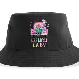 Lunch Lady Cute Truck Lunch Ladies Squad Cafeteria Crew Sustainable Bucket Hat