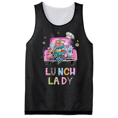 Lunch Lady Cute Truck Lunch Ladies Squad Cafeteria Crew Mesh Reversible Basketball Jersey Tank