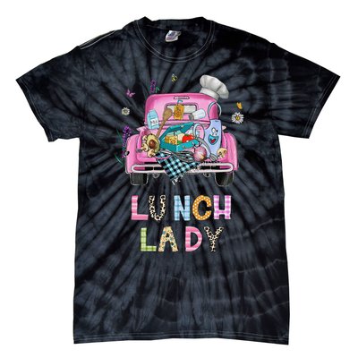 Lunch Lady Cute Truck Lunch Ladies Squad Cafeteria Crew Tie-Dye T-Shirt