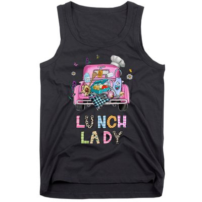 Lunch Lady Cute Truck Lunch Ladies Squad Cafeteria Crew Tank Top