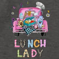 Lunch Lady Cute Truck Lunch Ladies Squad Cafeteria Crew Vector Backpack