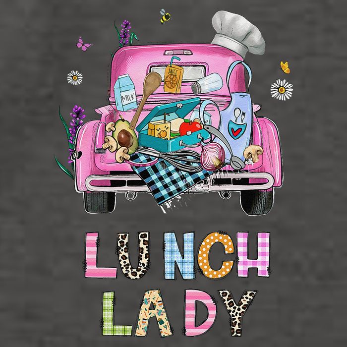 Lunch Lady Cute Truck Lunch Ladies Squad Cafeteria Crew Vector Backpack