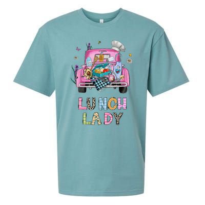 Lunch Lady Cute Truck Lunch Ladies Squad Cafeteria Crew Sueded Cloud Jersey T-Shirt