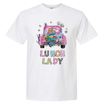 Lunch Lady Cute Truck Lunch Ladies Squad Cafeteria Crew Garment-Dyed Heavyweight T-Shirt