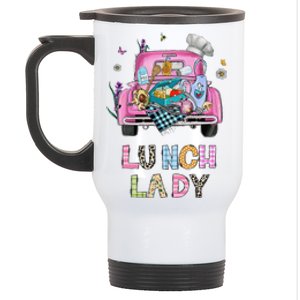 Lunch Lady Cute Truck Lunch Ladies Squad Cafeteria Crew Stainless Steel Travel Mug