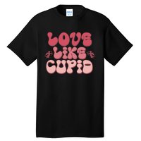 Love Like Cupid Retro Valentines Tall T-Shirt