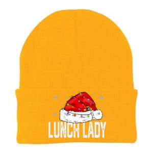 Lunch Lady Claus Christmas Women Family Matching Group Xmas Knit Cap Winter Beanie