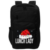 Lunch Lady Claus Christmas Women Family Matching Group Xmas Impact Tech Backpack