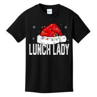 Lunch Lady Claus Christmas Women Family Matching Group Xmas Kids T-Shirt