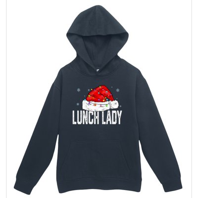 Lunch Lady Claus Christmas Women Family Matching Group Xmas Urban Pullover Hoodie