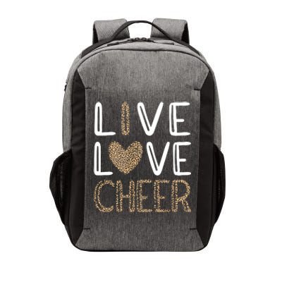 Live Love Cheer Cheerleading Cheerleader Cheer Vector Backpack