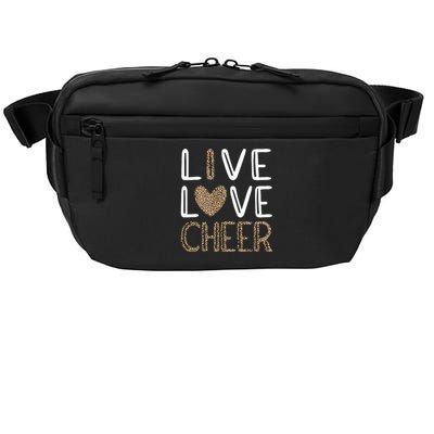 Live Love Cheer Cheerleading Cheerleader Cheer Crossbody Pack