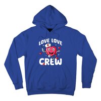 Love Love Crew Valentines Day Cute Nurse Rn Nursing Students Gift Hoodie