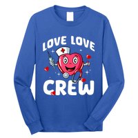 Love Love Crew Valentines Day Cute Nurse Rn Nursing Students Gift Long Sleeve Shirt