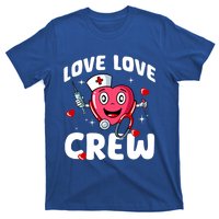 Love Love Crew Valentines Day Cute Nurse Rn Nursing Students Gift T-Shirt