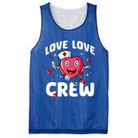 Love Love Crew Valentines Day Cute Nurse Rn Nursing Students Gift Mesh Reversible Basketball Jersey Tank