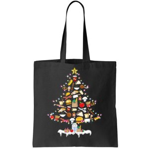 Lunch Lady Christmas Tree Merry Christmas Cafeteria Crew Tote Bag